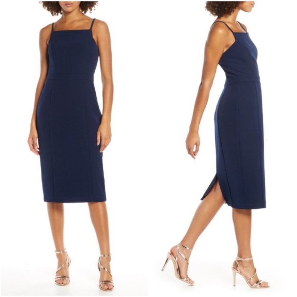 EUC Harlyn Square Neck Body-Con Dress